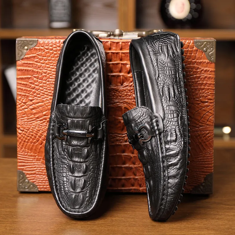 Men's Loafers Autumn Men's Leather Shoes Breathable