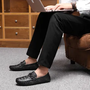 Men's Loafers Autumn Men's Leather Shoes Breathable