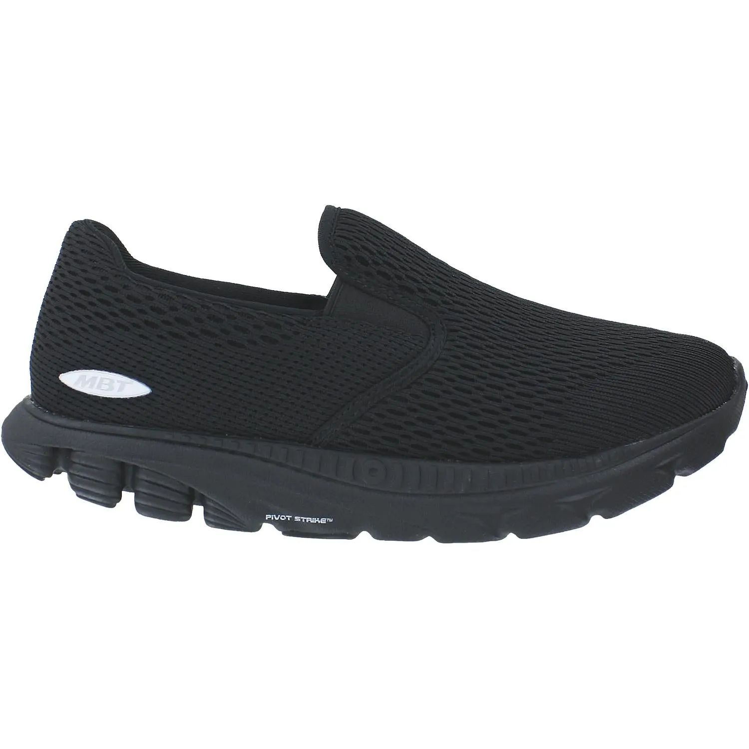 Men's MBT Speed 17 Slip-On Running Shoe Black Mesh