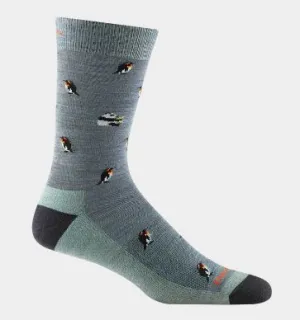 Men's Panda-monium Crew Lightweight Lifestyle Sock | 6093 | Darn Tough