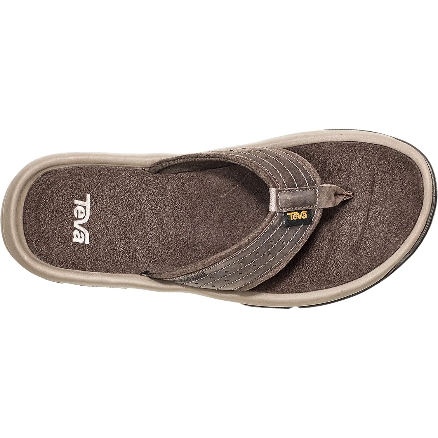 Men's Teva Langdon Flip Walnut Leather