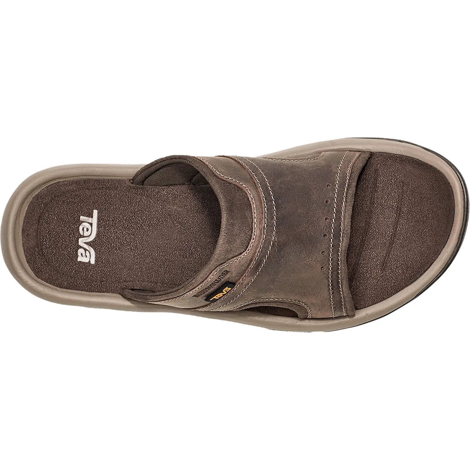 Men's Teva Langdon Slide Walnut Leather