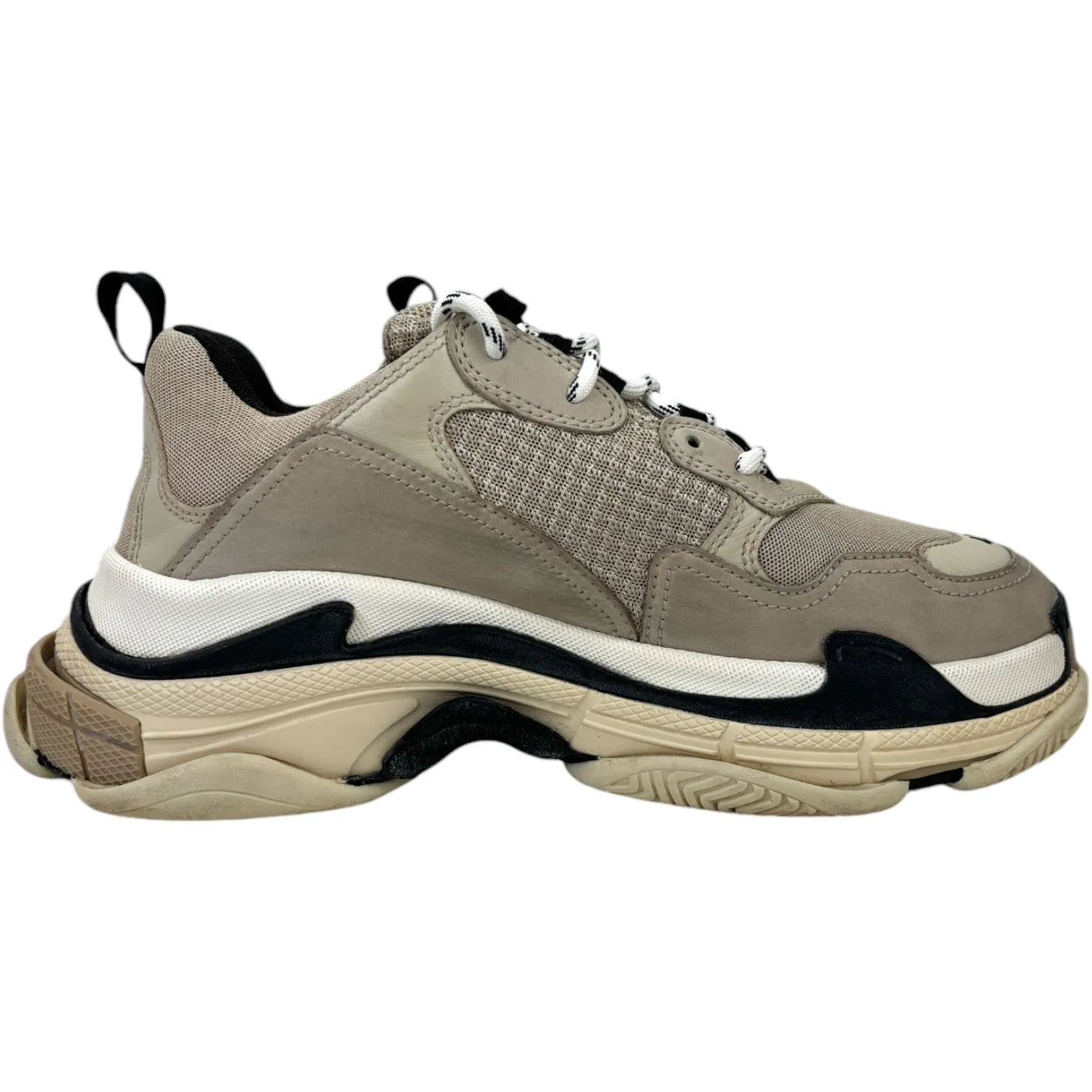 Men's Triple S Low Trainers Beige Size EU 42 / UK 8