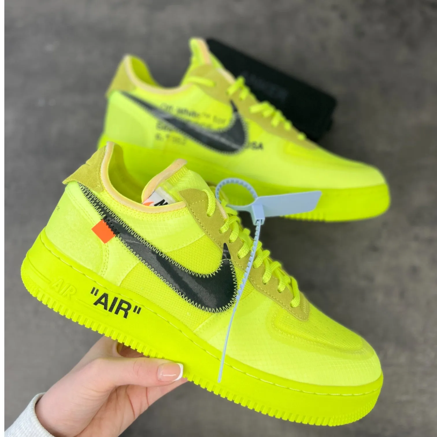 Men's X Off White Volt Low Trainers Yellow Size EU 43.5 / UK 9.5