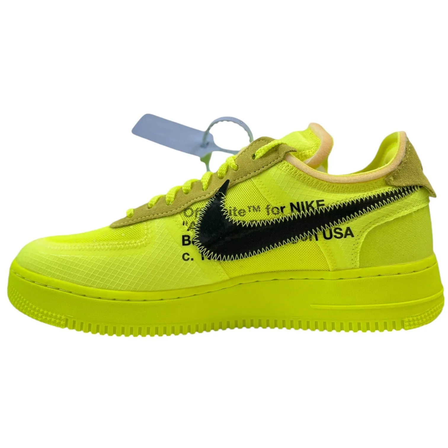 Men's X Off White Volt Low Trainers Yellow Size EU 43.5 / UK 9.5