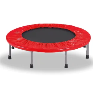 Mini Trampoline Jogger Rebounder Home Gym Workout Fitness - red