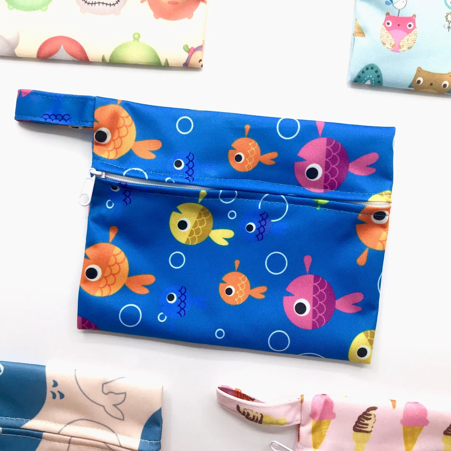 Mini Wetbag - Colourful Fish