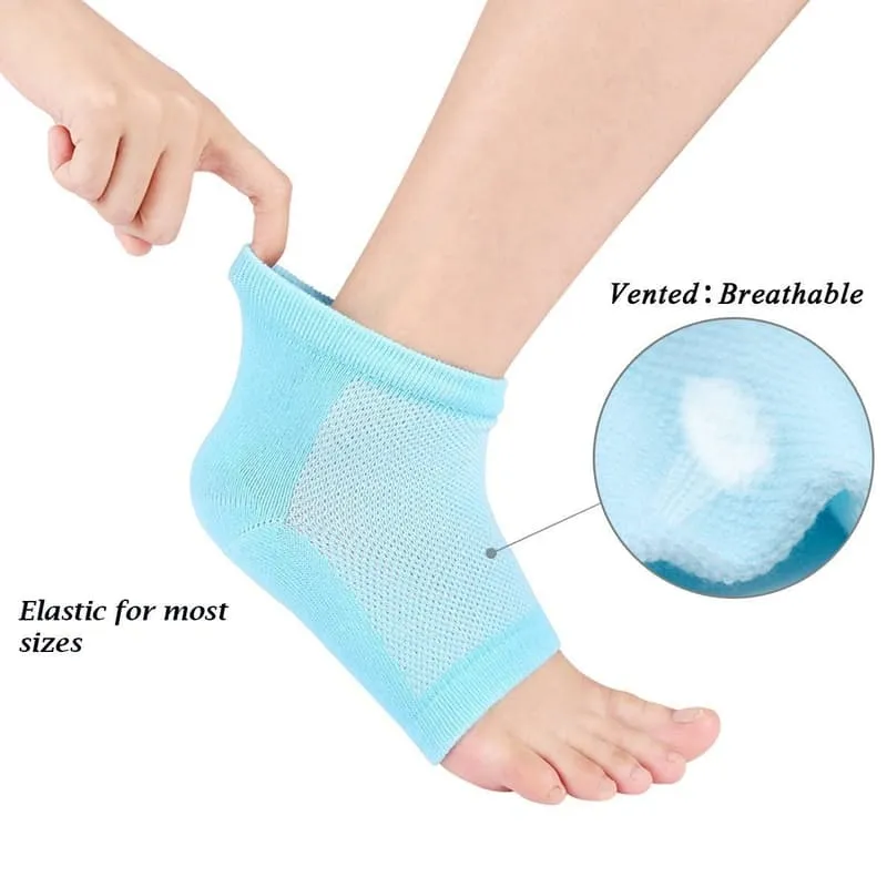 Moisturizing Gel Heel Toe-Free Socks