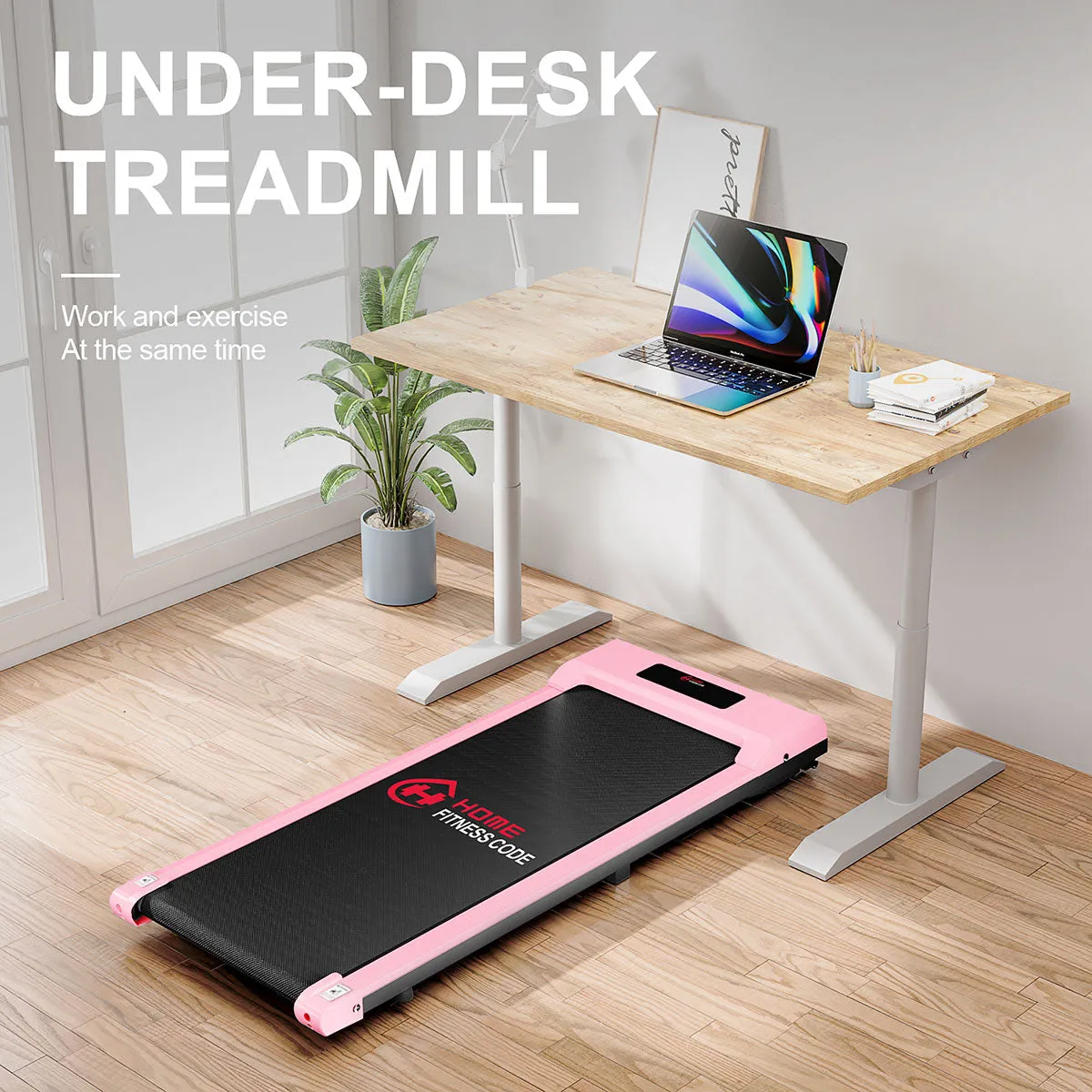 Motorised Treadmill Indoor Walking Pad Running Machine Multi-Speed 1-10KM/H