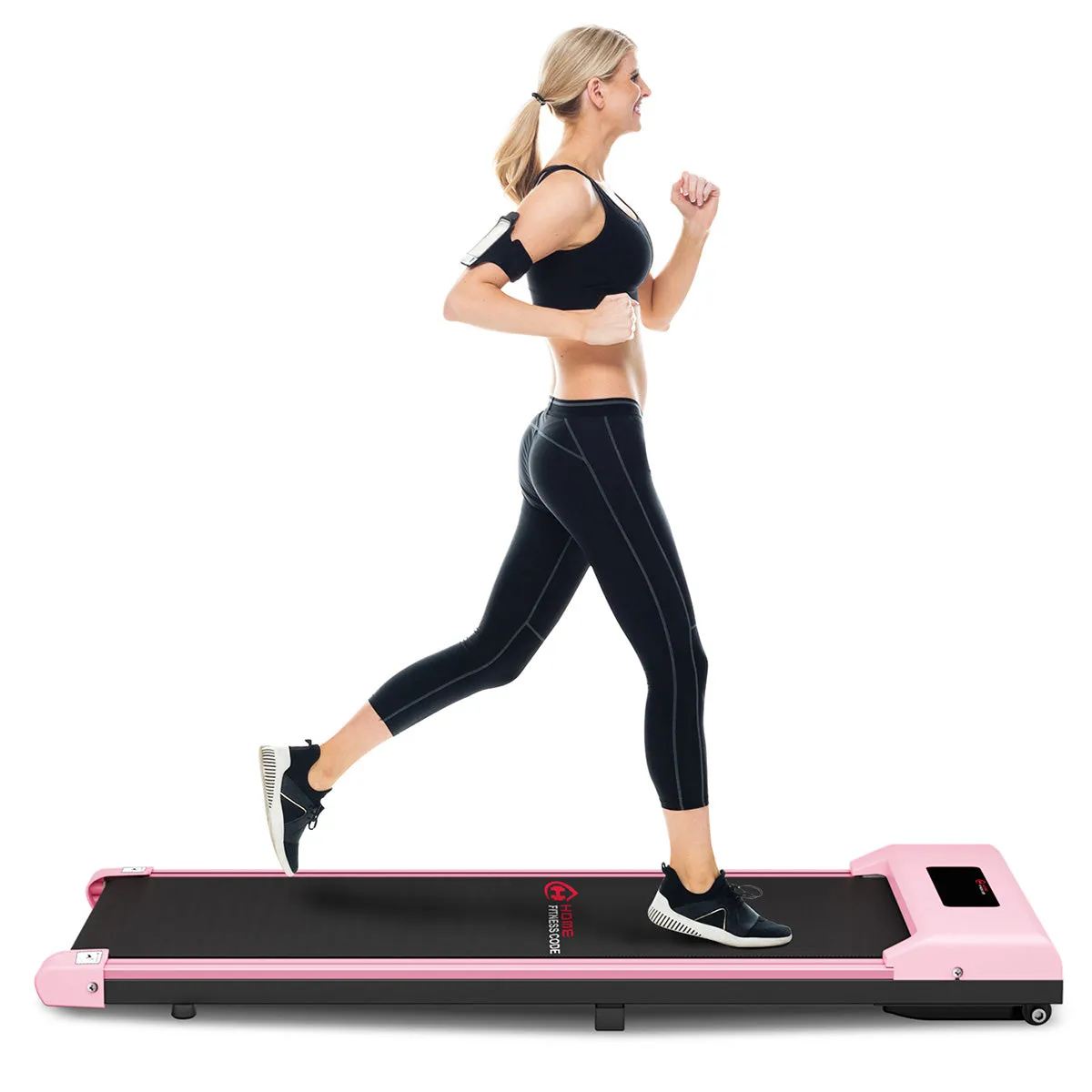 Motorised Treadmill Indoor Walking Pad Running Machine Multi-Speed 1-10KM/H