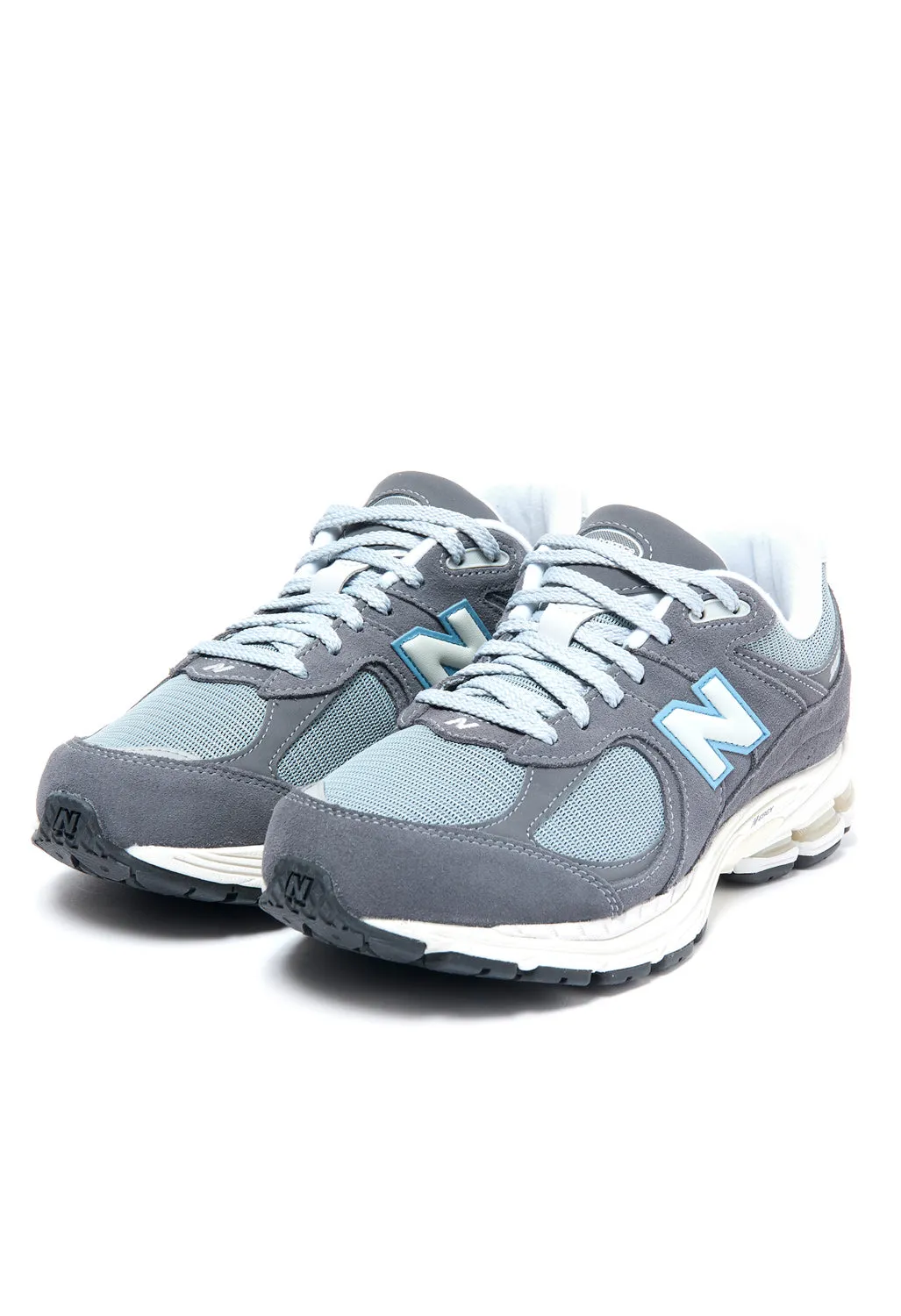 New Balance 2002R Trainers - Magnet / Lead / Blue Fox