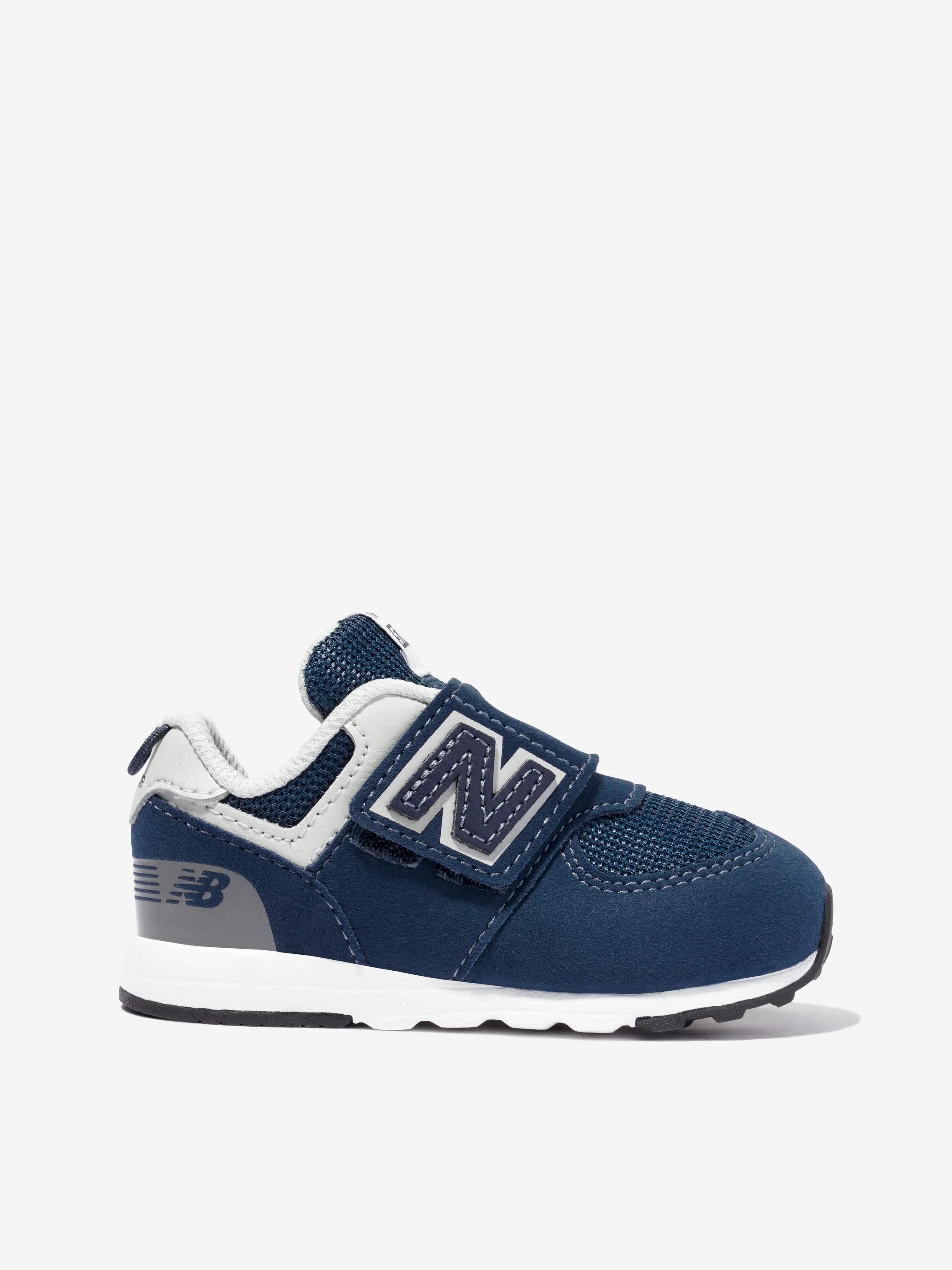 New Balance Baby 574 Logo Trainers in Navy