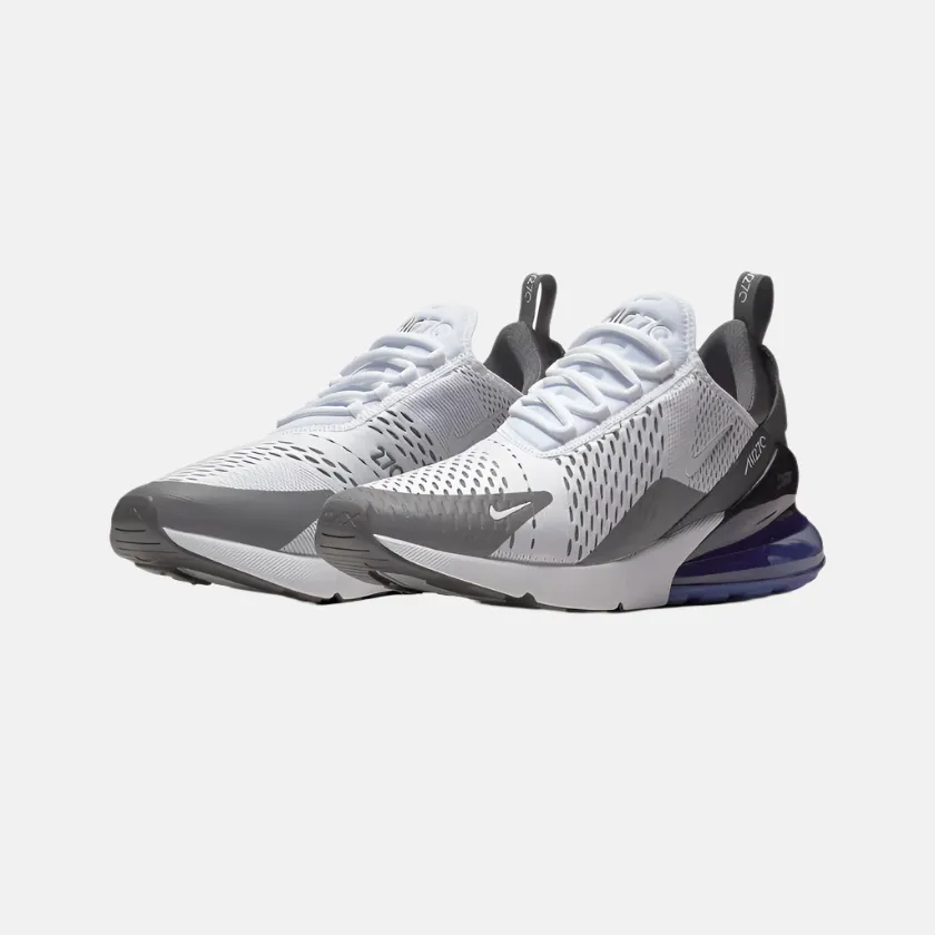 Nike Air Max 270 Men's Lifestyle Shoes -White/Persian Violet/Dark Grey/White