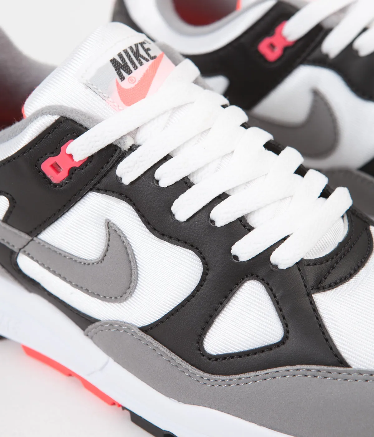 Nike Air Span II Shoes - Black / Dust - Solar Red - White