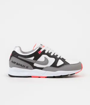 Nike Air Span II Shoes - Black / Dust - Solar Red - White