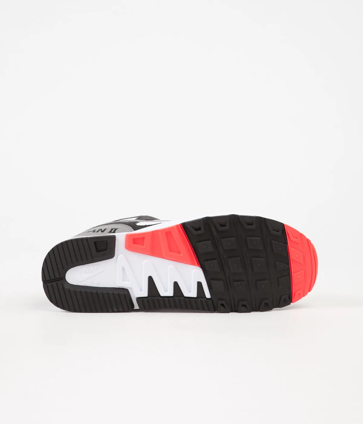 Nike Air Span II Shoes - Black / Dust - Solar Red - White