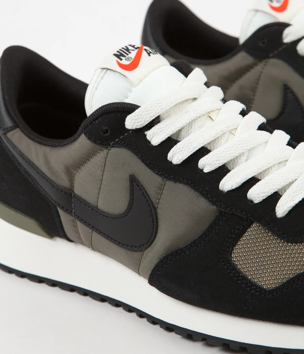 Nike Air Vortex Shoes - Black / Black - Medium Olive - Sail