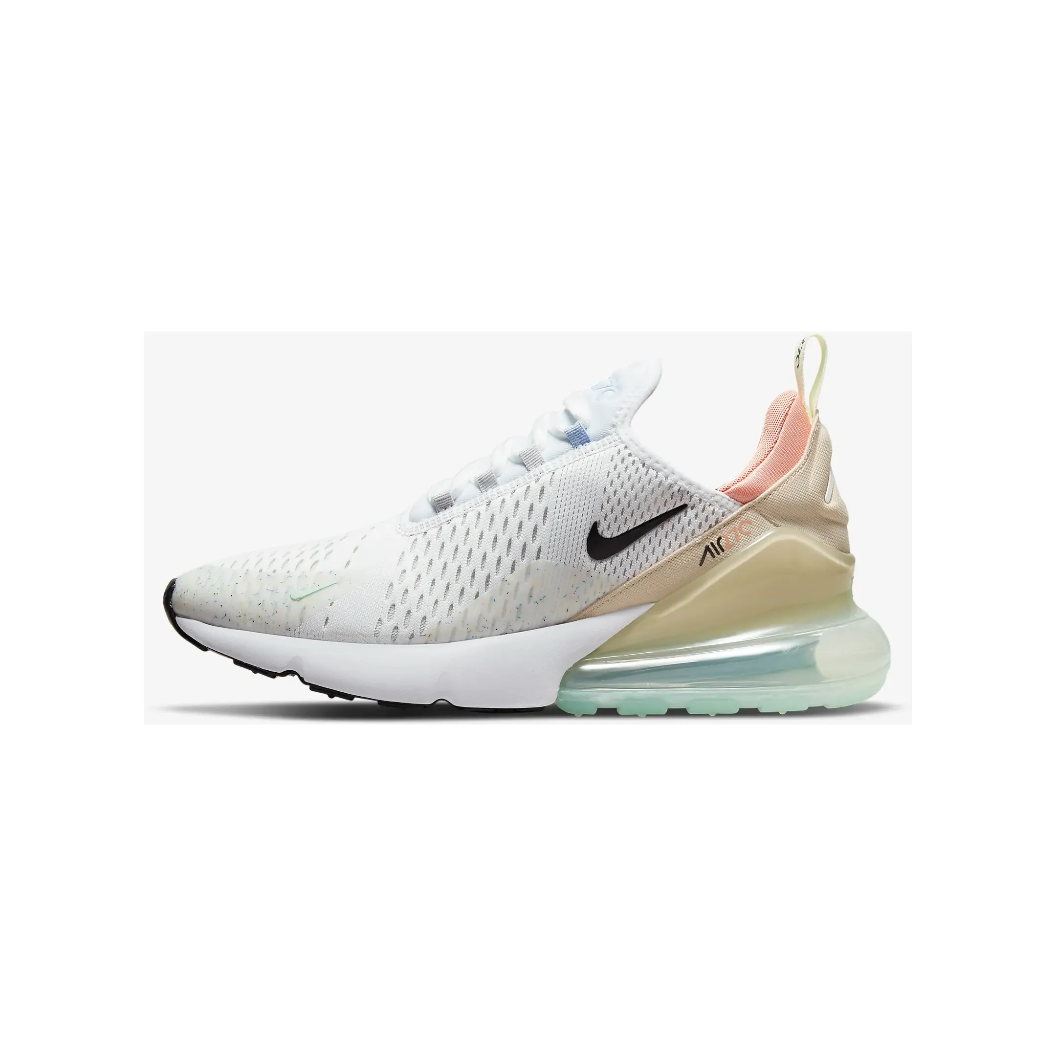 Nike Men's Air Max 270 Shoes - White / Sanddrift / Pure Platinum / Black