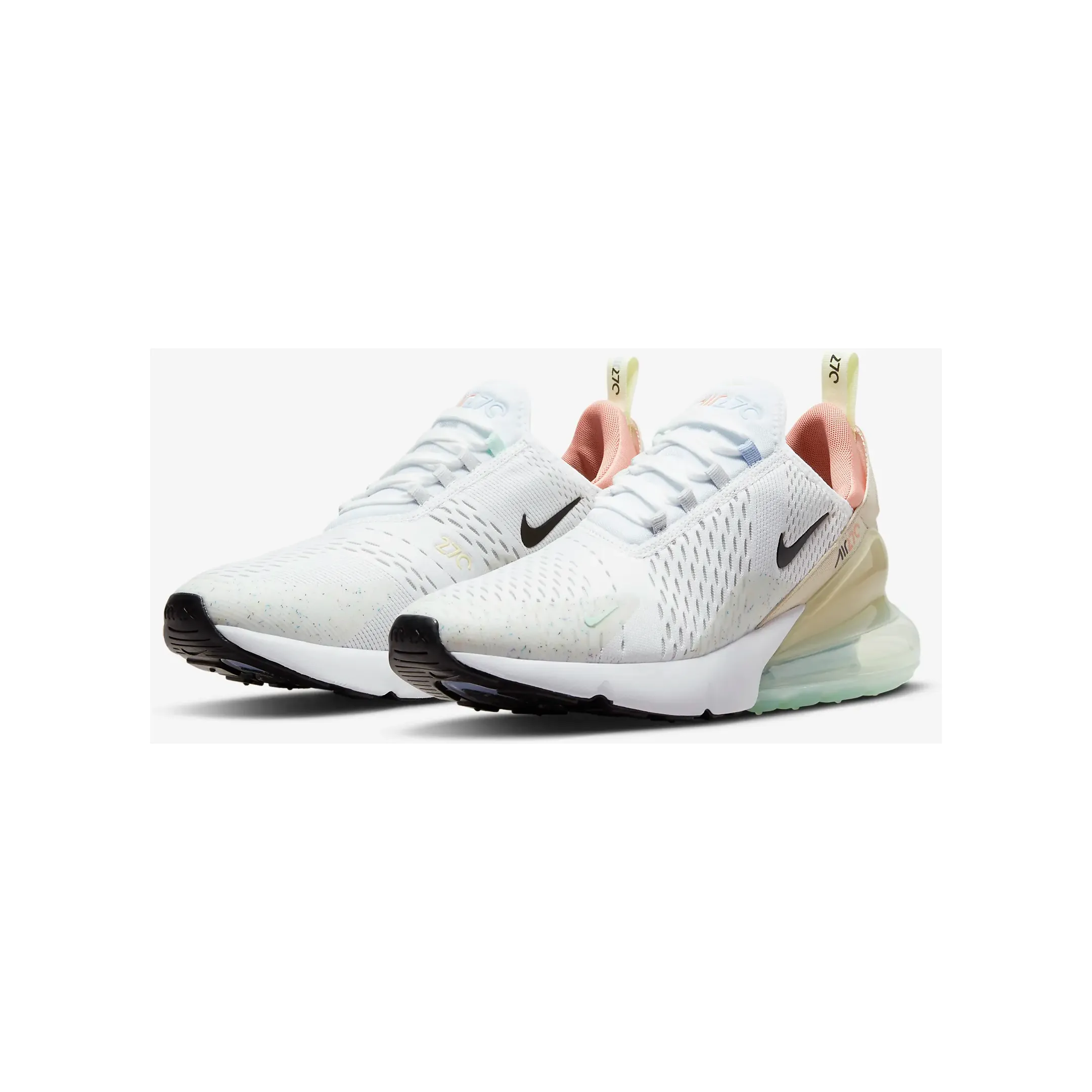 Nike Men's Air Max 270 Shoes - White / Sanddrift / Pure Platinum / Black