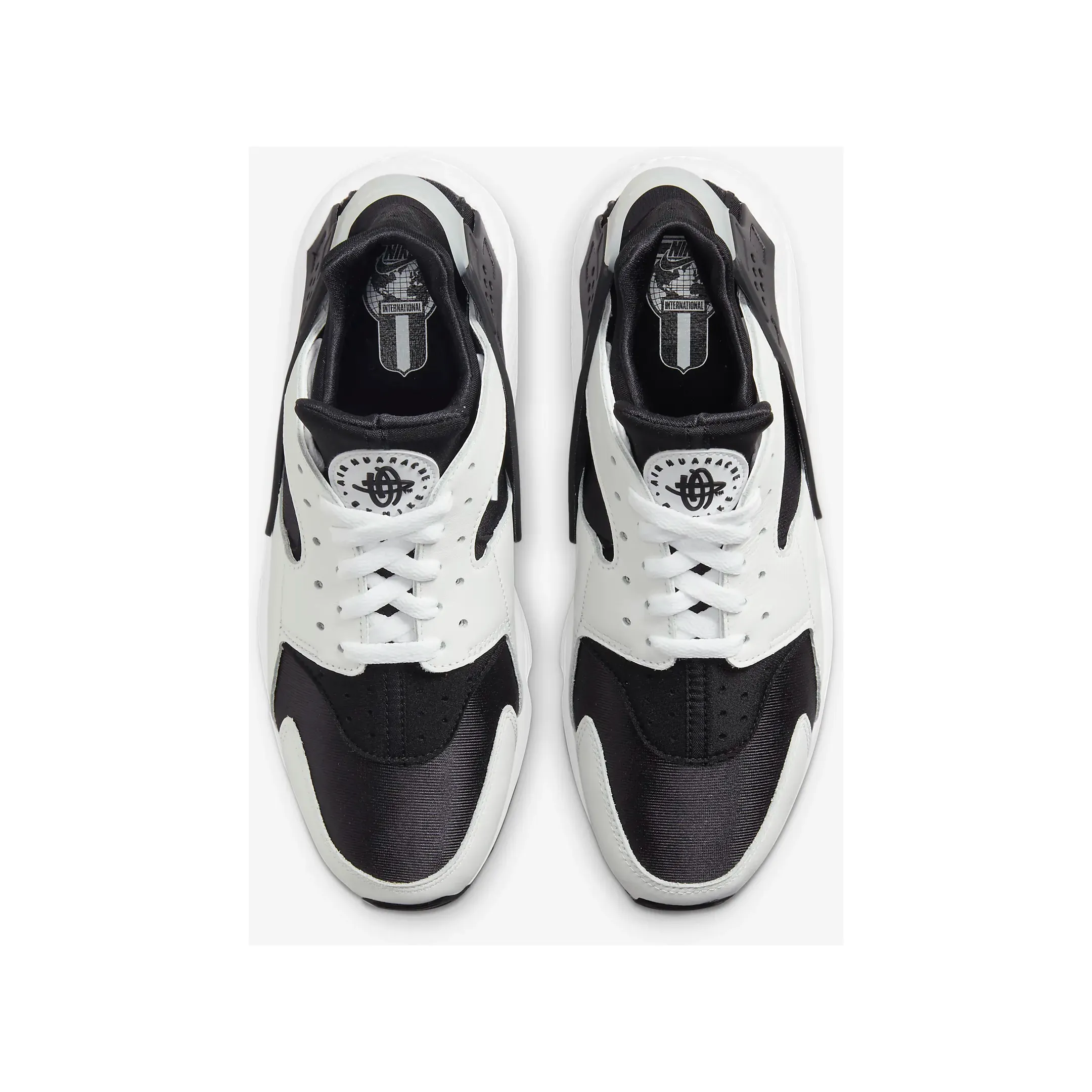 Nike Unisex Air Huarache Shoes - Black / White