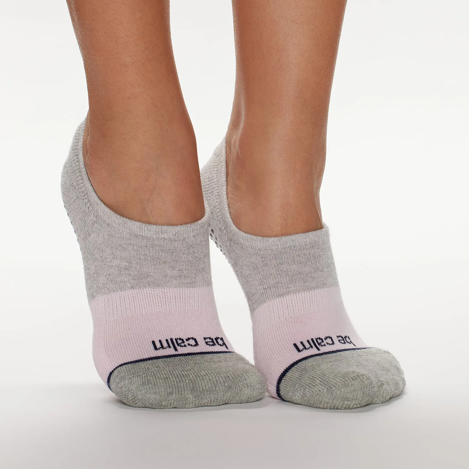 **No Show** Be Calm Quinn Grip Socks (Harlow)