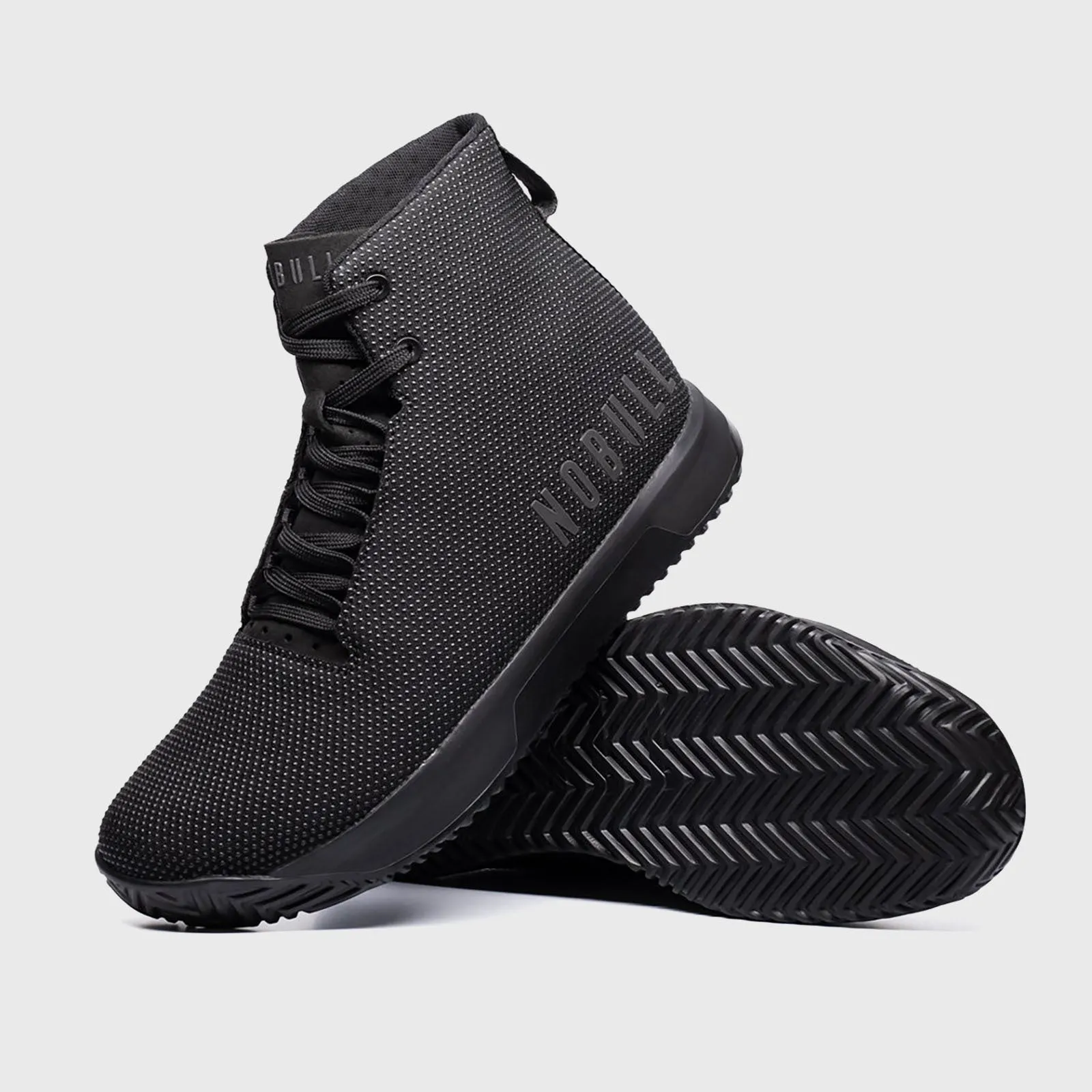 NOBULL - HIGH-TOP BLACK TRAINER  - BLACK