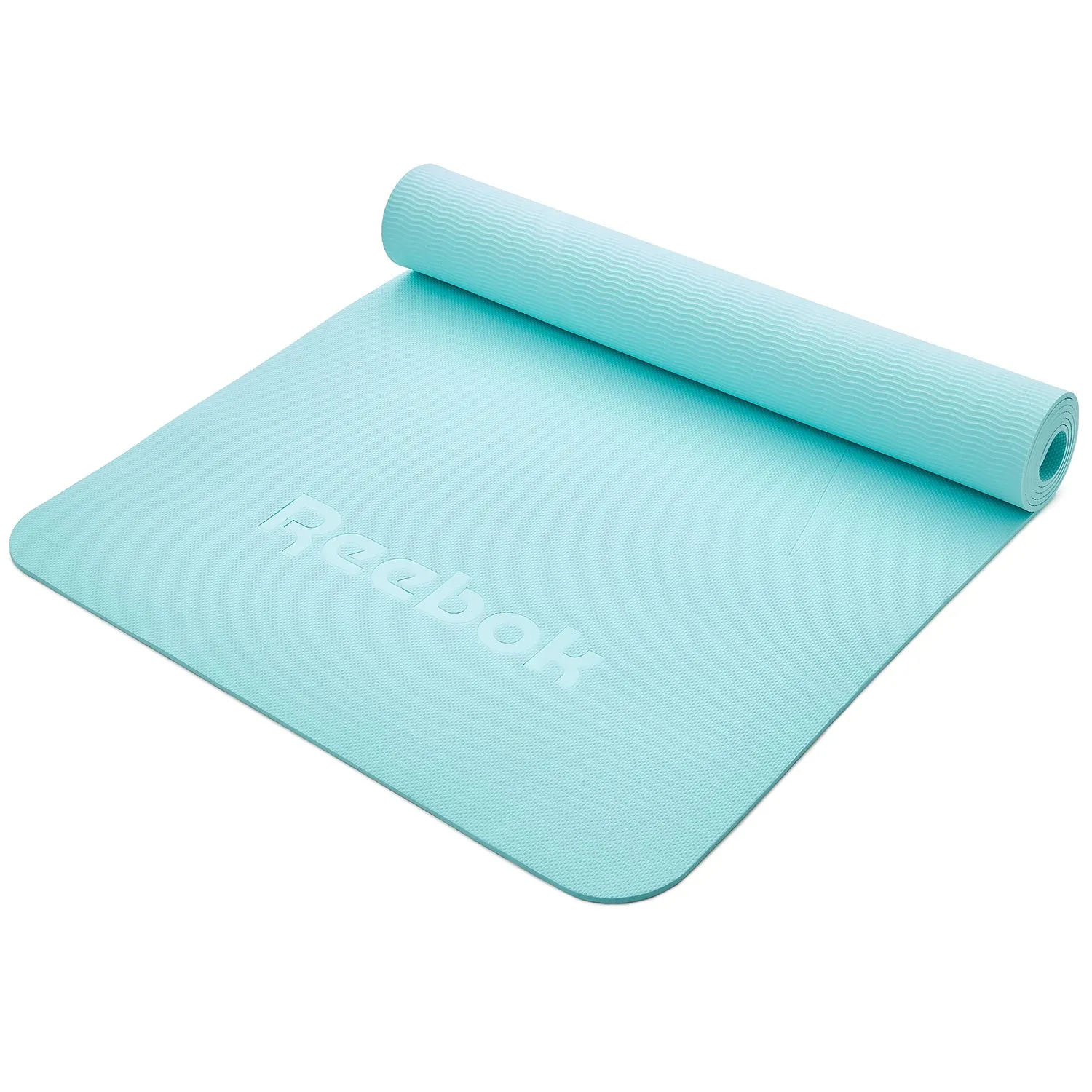 Non-Slip Yoga Mat 5mm Cushioning, Lightweight, 1.76m - Reebok