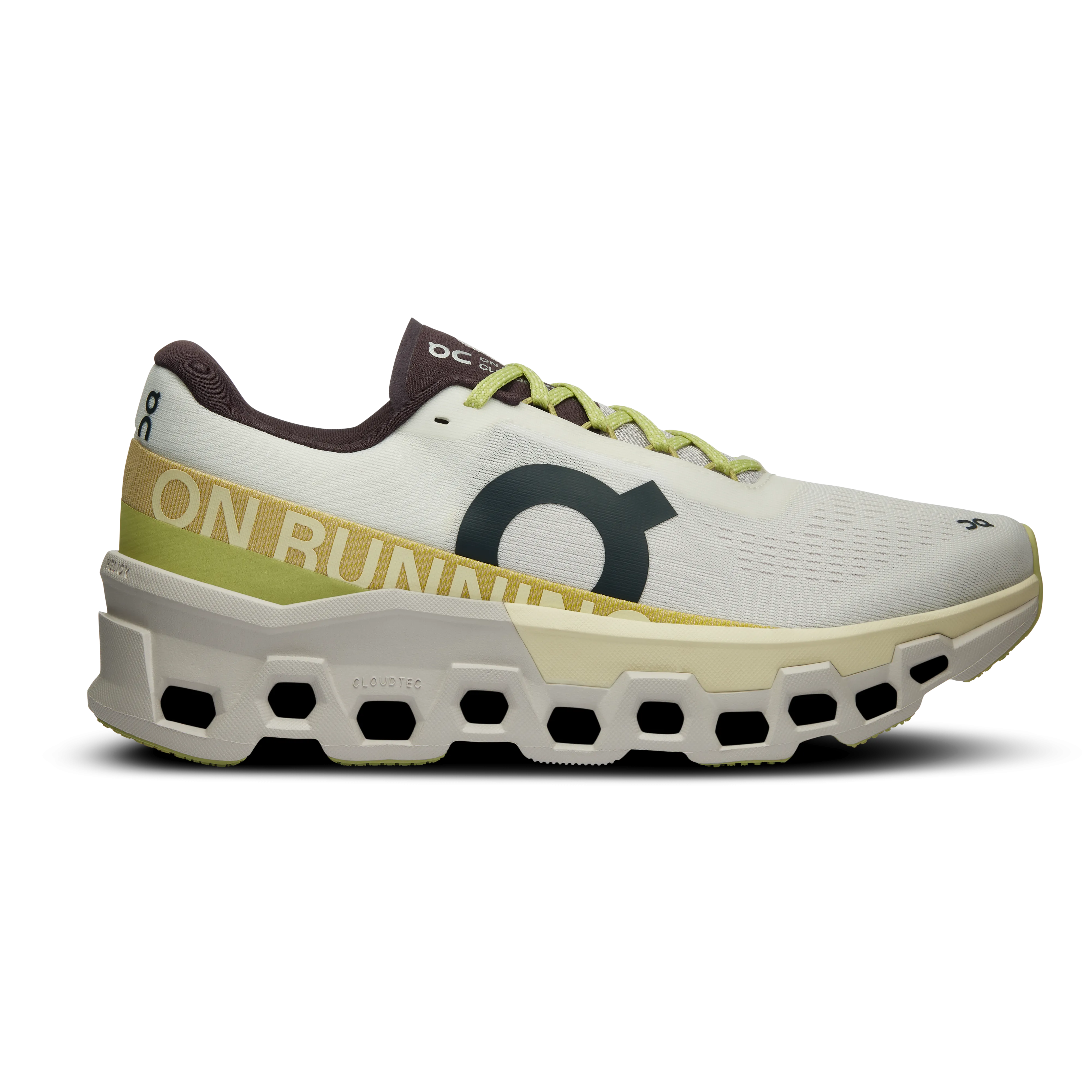 On Running Men's Cloudmonster 2 Shoes - Undyed / Zest