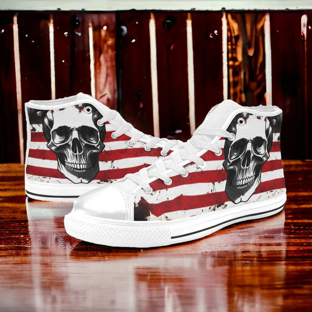 Patriotic Skull Art Women