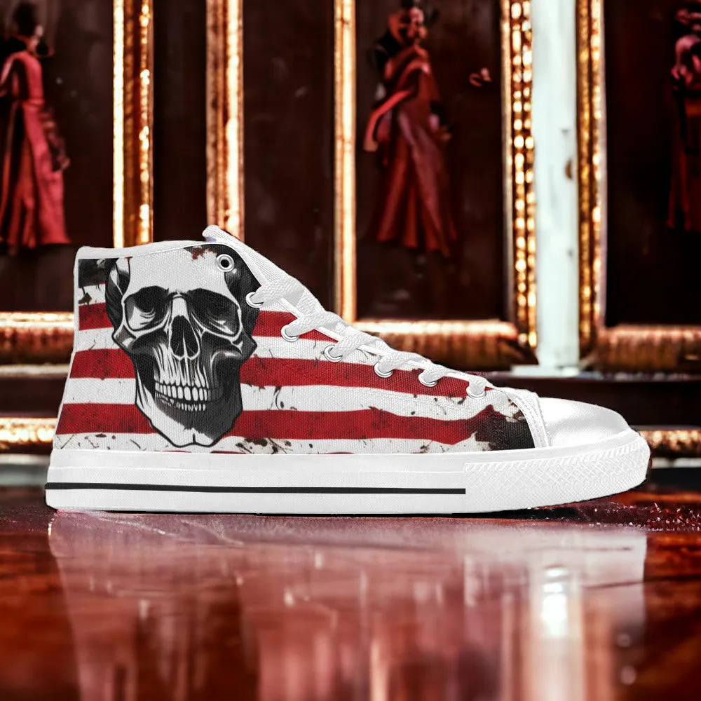 Patriotic Skull Art Women