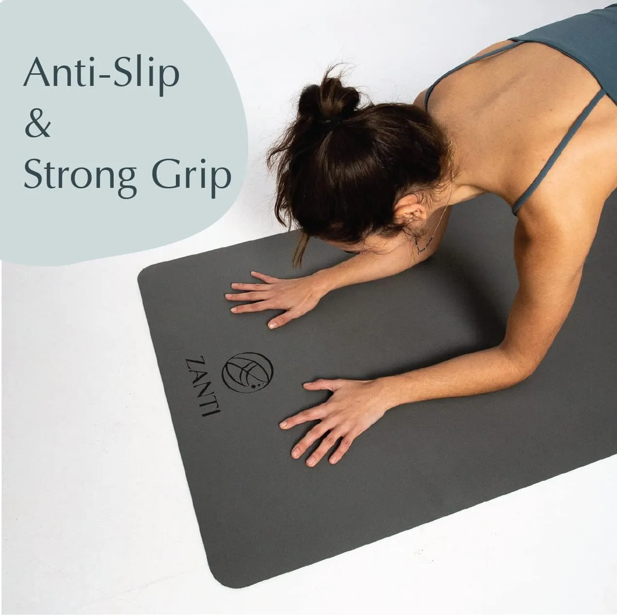 Premium Yoga Mat, Eco Friendly Coconut Fiber, Non Toxic, Non Slip Grip, 5mm Thick