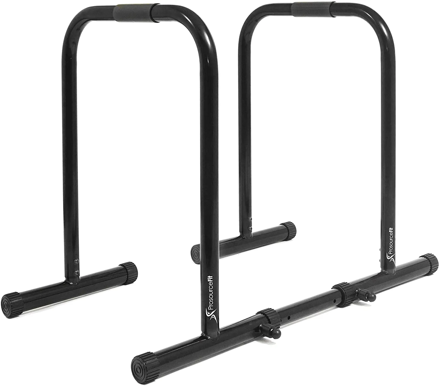 ProsourceFit Dip Stand Station, Heavy Duty Adjustable Height Upper Body Equipment for Home Gym for Tricep Dips, Pull-Ups, Push-Ups, L-Sits