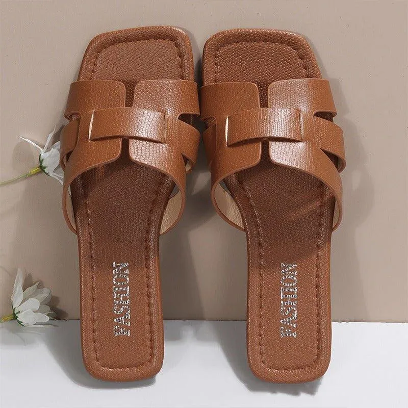 PU Leather Bunion Sandals