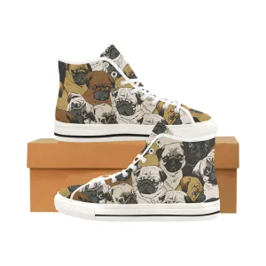 pug vintage Vancouver H Women's Canvas Shoes