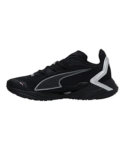 Puma Womens Ultraride Runner Id Women's Puma Black-Metallic Silver Running Shoe - 3 UK (193760)