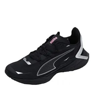 Puma Womens Ultraride Runner Id Women's Puma Black-Metallic Silver Running Shoe - 3 UK (193760)