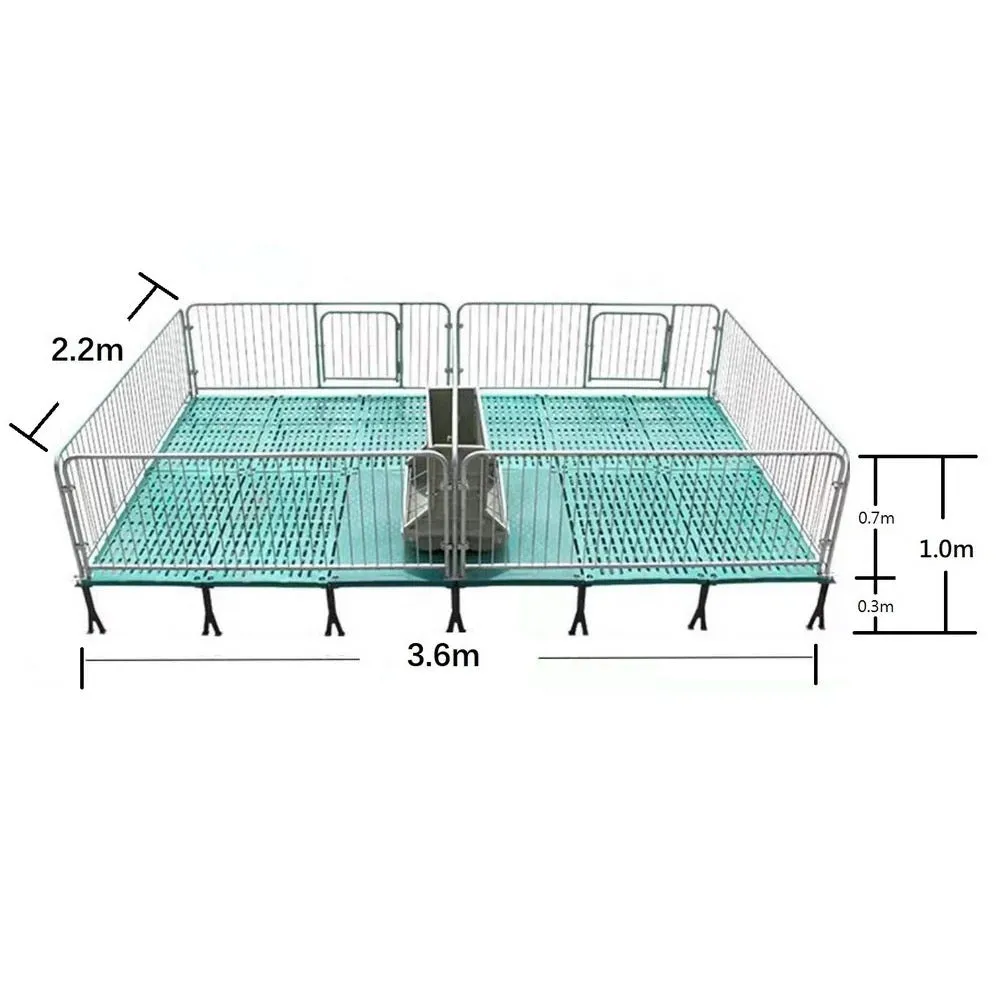 Pup Dog Piglet Lamb Livestock etc multi purpose Nursery Weaning Exercise Yard off ground portable SS with heavy duty Matting