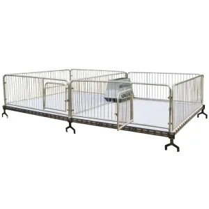 Pup Dog Piglet Lamb Livestock etc multi purpose Nursery Weaning Exercise Yard off ground portable SS with heavy duty Matting