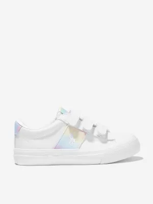 Ralph Lauren Girls Rainbow Logo Trainers