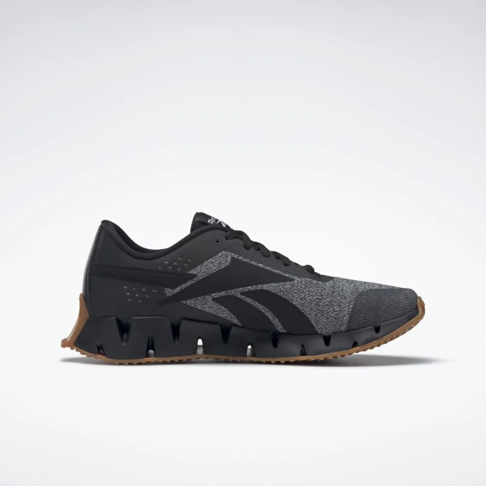 Reebok Footwear Men Zig Dynamica 2 Shoes CBLACK/CBLACK/RBKG03