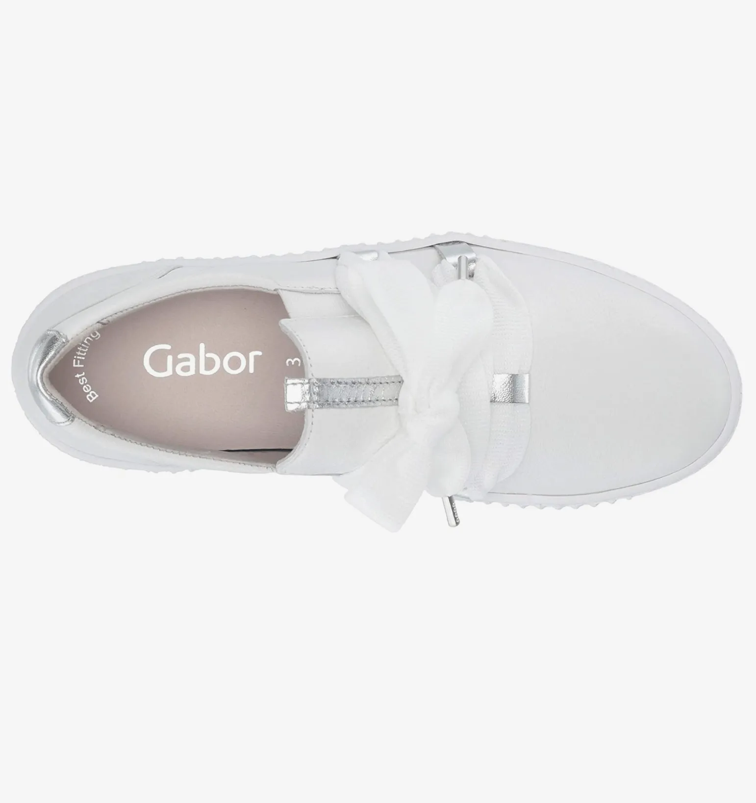 Ribbon Sneaker, White