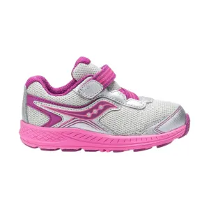 Saucony Kids' Ride 10 Jr Shoe - Silver/Pink - ONLINE STORE CREDIT/EXCHANGE ONLY