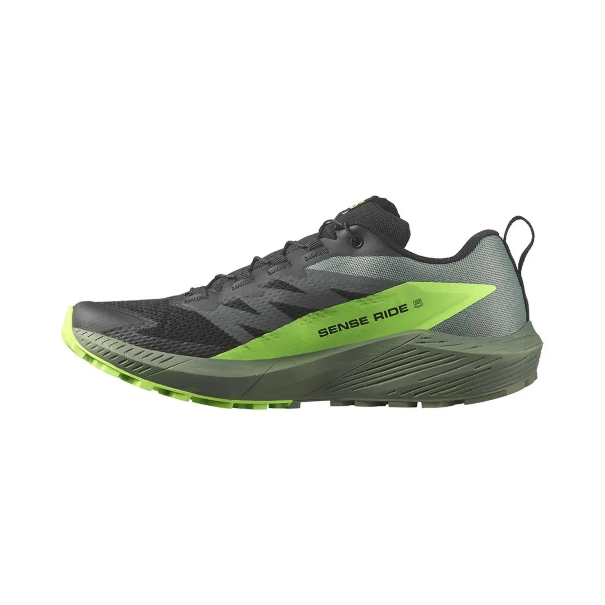 Shoes Salomon Sense Ride 5 Black Green