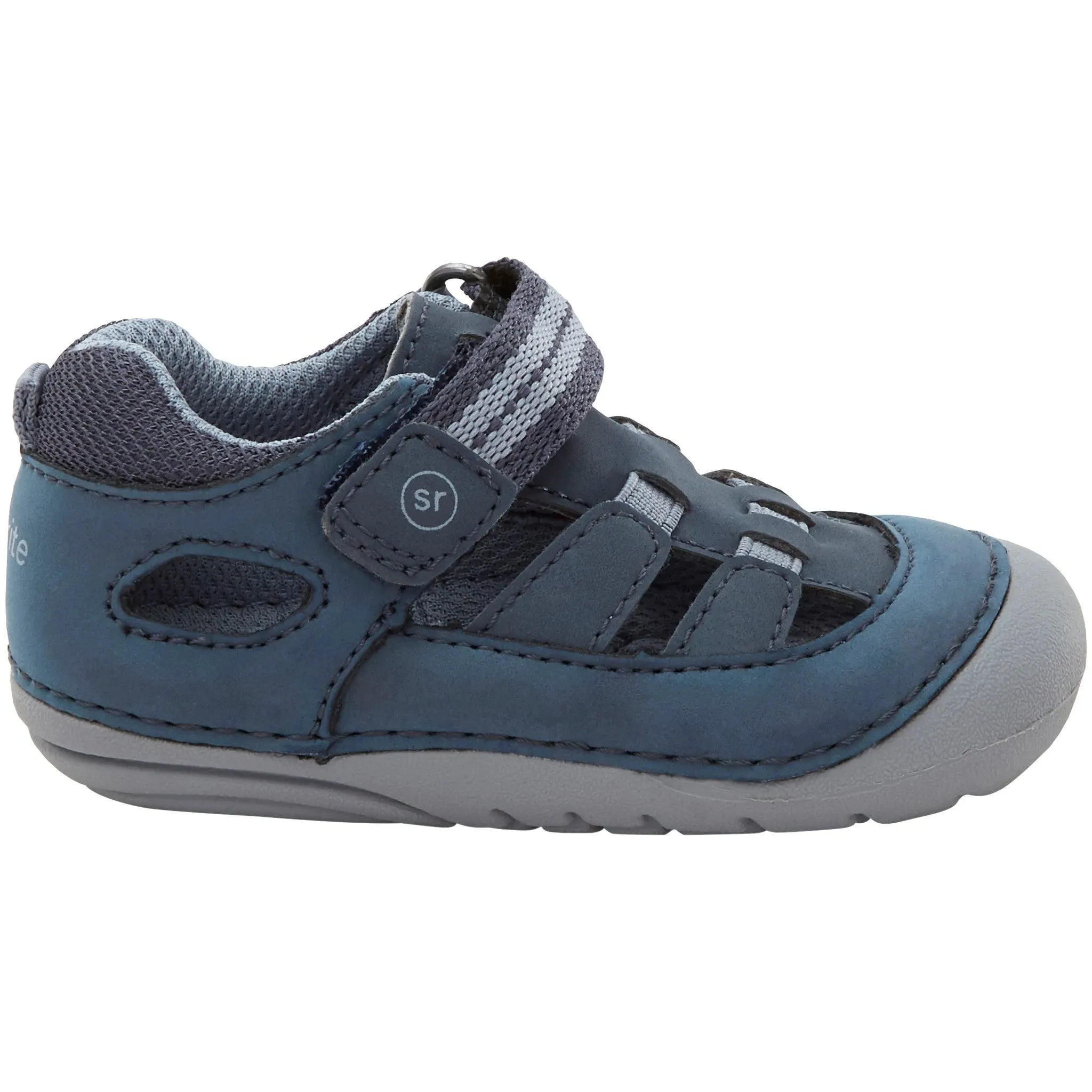 Stride Rite Dark Blue Sonny Soft Motion Baby Sandal