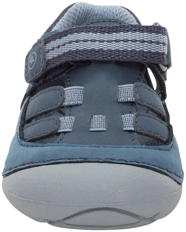 Stride Rite Dark Blue Sonny Soft Motion Baby Sandal