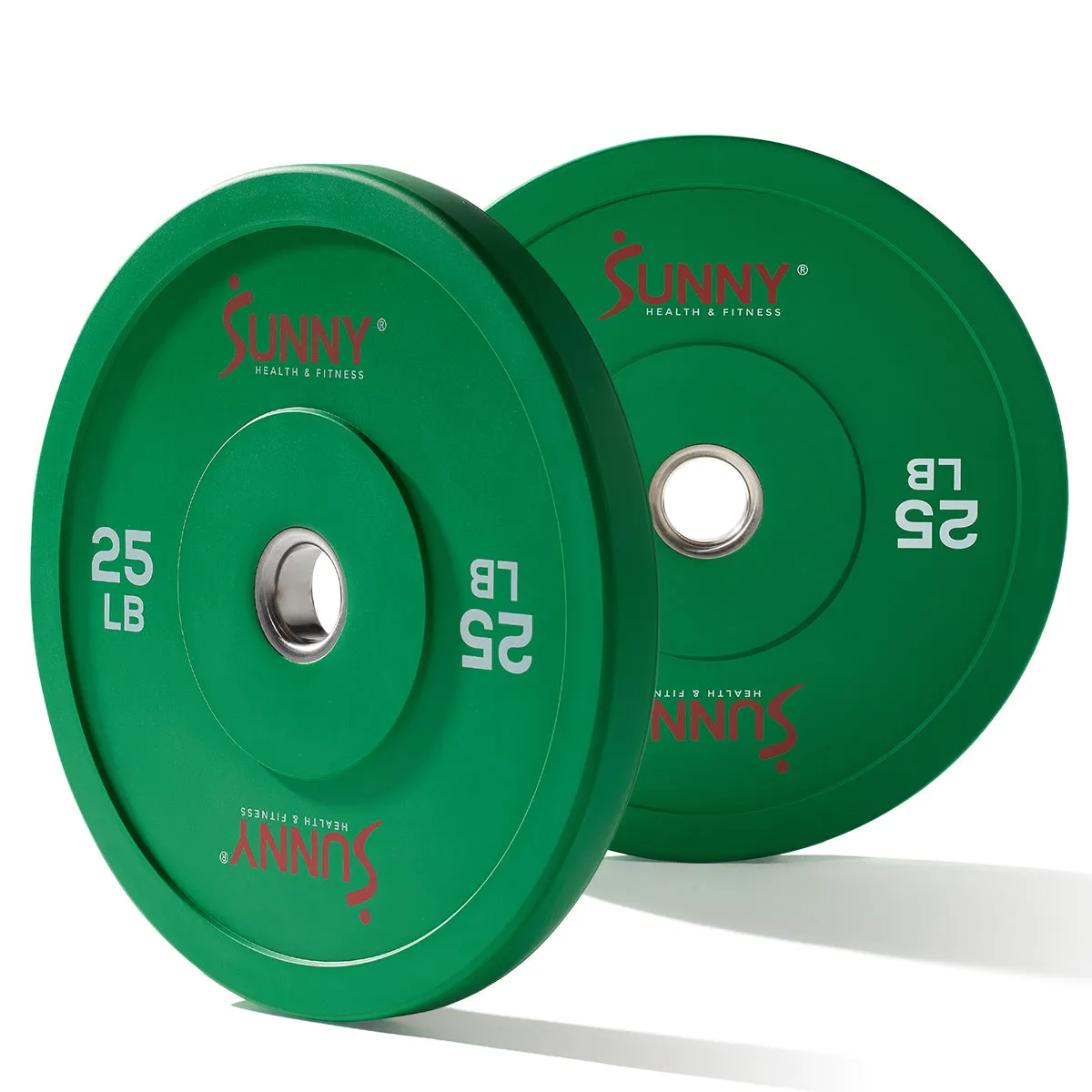 Sunny Strength™ Elite 2-inch Rubber Olympic Weight Plates 10 - 55 LBS