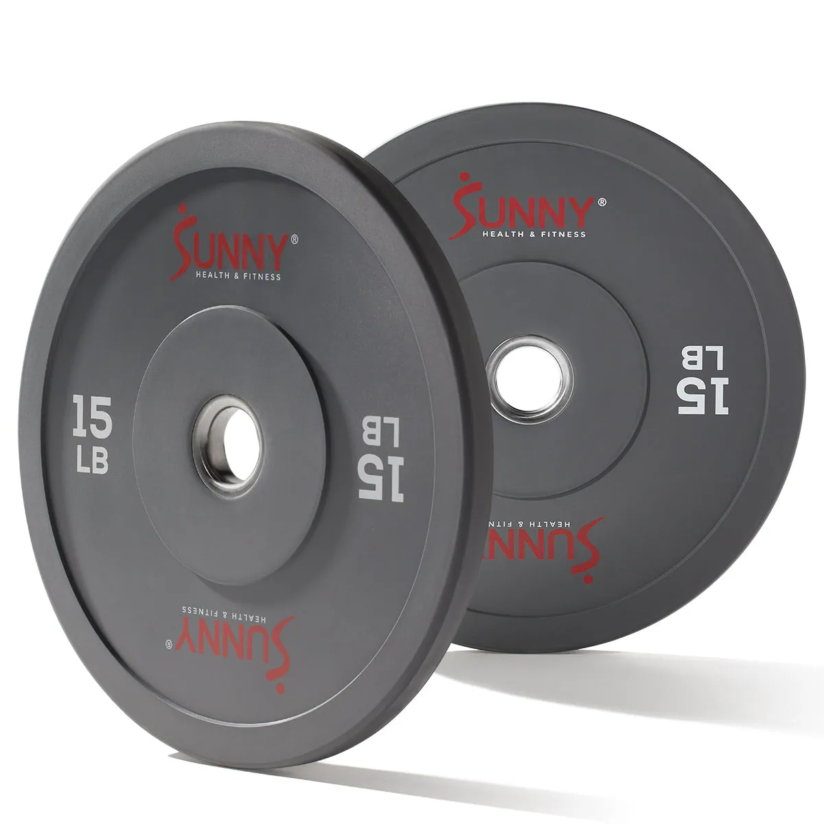 Sunny Strength™ Elite 2-inch Rubber Olympic Weight Plates 10 - 55 LBS