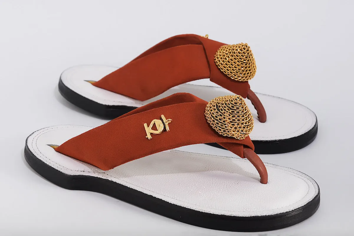 The Akan gold ornament Lightweight Slippers