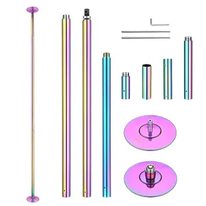 TheLAShop 11.5 ft Mermaid Pole Spinning Dance Pole Detachable 45mm