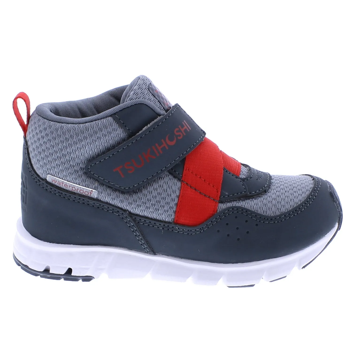 Tokyo Kid's Mid Waterproof Boot - Slate/Red